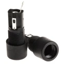 Bulgin 10A Panel Mount Fuse Holder, 1P-Pole for 5 x 20 mm Fuse, 250V AC FX0454/S
