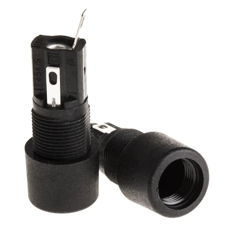 Bulgin 10A Panel Mount Fuse Holder, 1P-Pole for 5 x 20 mm Fuse, 250V AC FX0454/S