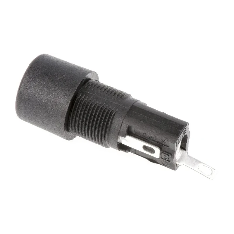 Bulgin 10A Panel Mount Fuse Holder, 1P-Pole for 5 x 20 mm Fuse, 250V AC FX0454/S