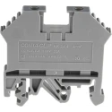 RS PRO Grey DIN Rail Terminal Block 0.2mm² to 4 mm² Wire Size, 32A Current, 800V Voltage, 1-Level 501-803