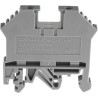 RS PRO Grey DIN Rail Terminal Block 0.2mm² to 4 mm² Wire Size, 32A Current, 800V Voltage, 1-Level 501-803