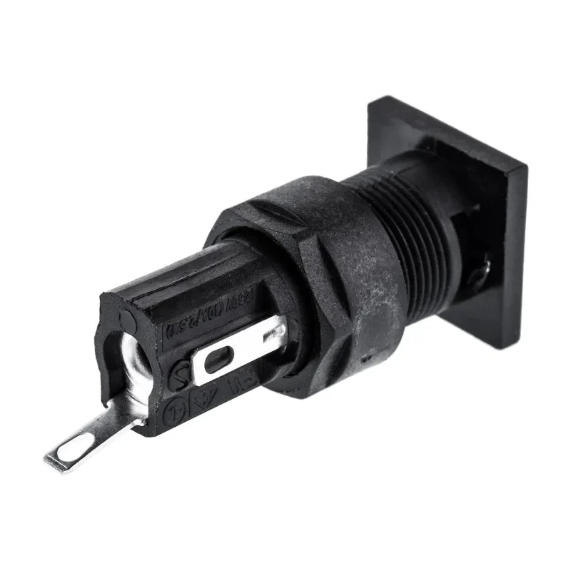 Bulgin 10A Panel Mount Fuse Holder 1P-Pole for 5 x 20 mm Fuse 250V AC FX0359