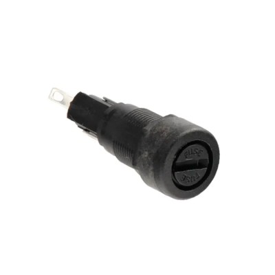 Bulgin 10A Panel Mount Fuse Holder 1 Pole for 5 x 20 mm Fuses Polyester Body 250V AC FX0455