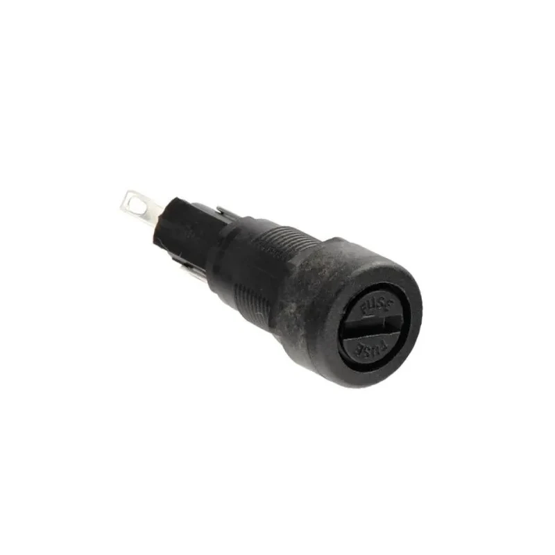 Bulgin 10A Panel Mount Fuse Holder 1 Pole for 5 x 20 mm Fuses Polyester Body 250V AC FX0455