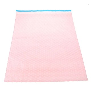 RS PRO Anti-Static Bag Pink 435mm Width x 380mm Length Bubble Wrap Style 75 Micron Film Thickness 356-2400