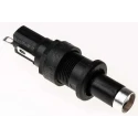 Bulgin 10A Panel Mount Fuse Holder 1 Pole for 5 x 20 mm Fuses Polyester Body 250V AC FX0455