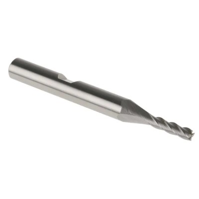 Dormer High Speed Steel End Mill, 3 mm Cutter Diameter, 6 mm Weldon Shank, 12 mm Cut Length, 56 mm Overall Length C2733.0