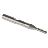 Dormer High Speed Steel End Mill, 3 mm Cutter Diameter, 6 mm Weldon Shank, 12 mm Cut Length, 56 mm Overall Length C2733.0