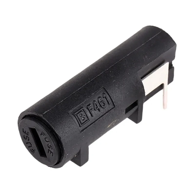 Bulgin 10A PCB Mount Fuse Holder, 1-Pole for 5 x 20 mm Fuse, 250V AC FX0461