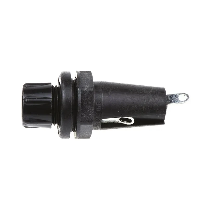 Bulgin 6.3A Panel Mount Fuse Holder 1P-Pole for 5 x 20 mm Fuse, 250V AC FX0296/1