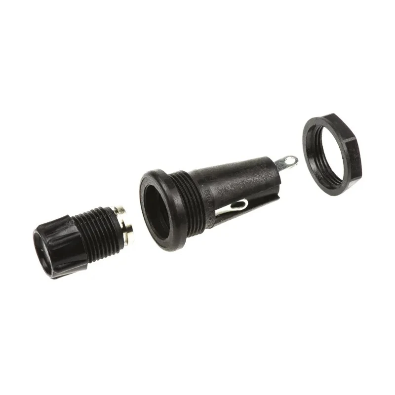 Bulgin 6.3A Panel Mount Fuse Holder 1P-Pole for 5 x 20 mm Fuse, 250V AC FX0296/1
