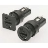 Bulgin 10A Panel Mount Fuse Holder 1-Pole for 5 x 20 mm Fuse 250V AC FX0357