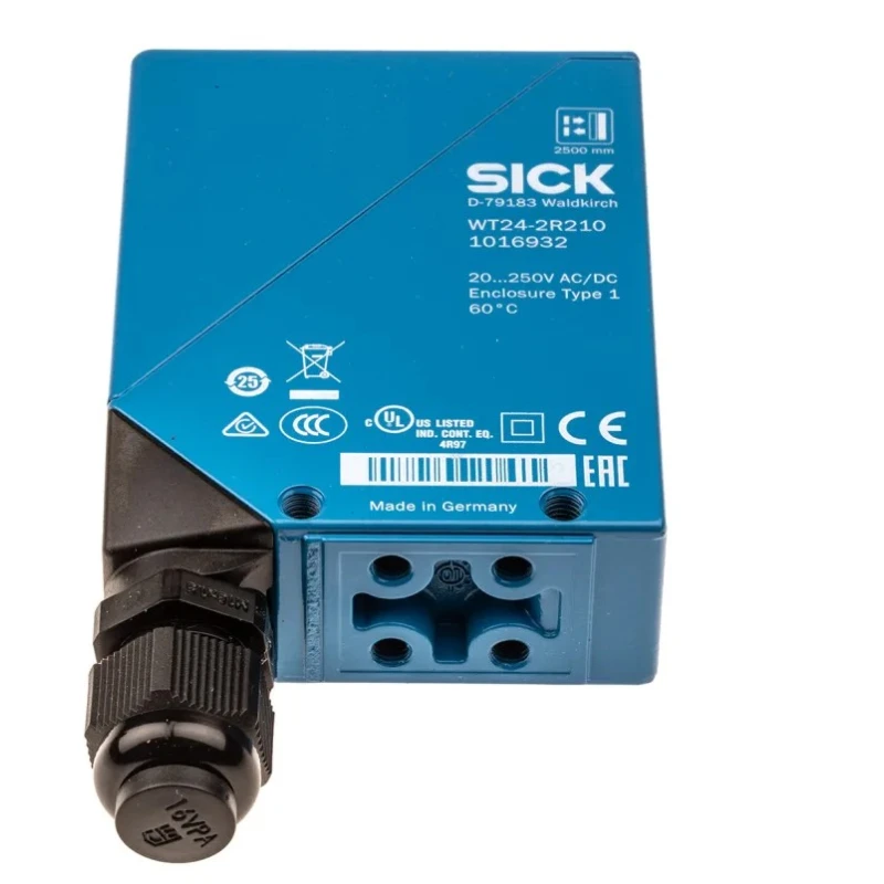 SICK Background Suppression Photoelectric Sensor Rectangular Relay Output IP69 250V WT24-2R210
