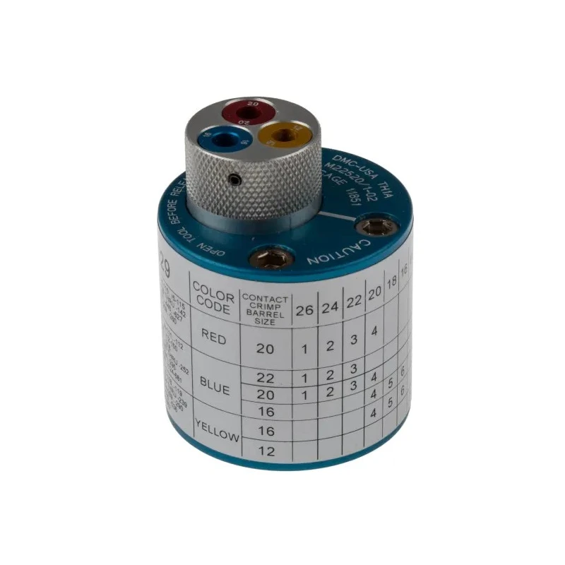 Glenair Crimp Tool Turret M22520/1-02 for Size 16 and 12 Series 970 Pin And Socket Contacts TH1A
