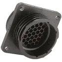 TE Connectivity Circular Connector 37 Contacts Panel Mount Socket Male IP67 600V CPC Series 206151-3
