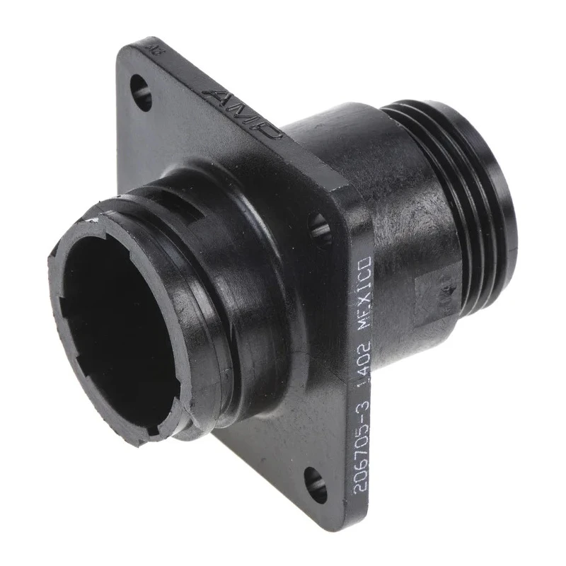 TE Connectivity Circular Connector 9 Contacts Panel Mount Socket Male CPC Series 206705-3