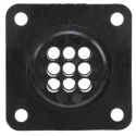 TE Connectivity Circular Connector 9 Contacts Panel Mount Socket Male CPC Series 206705-3