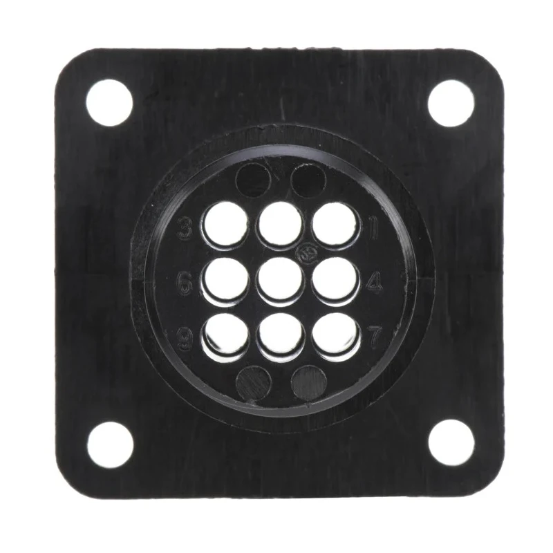 TE Connectivity Circular Connector 9 Contacts Panel Mount Socket Male CPC Series 206705-3