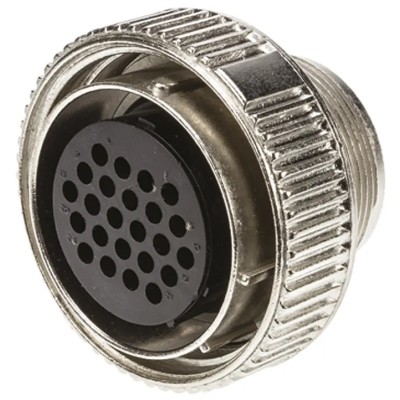 TE Connectivity Circular Connector Cable Mount Plug Female 24 Contacts 600V 13A Thermoplastic Housing CMC Series 208457-1