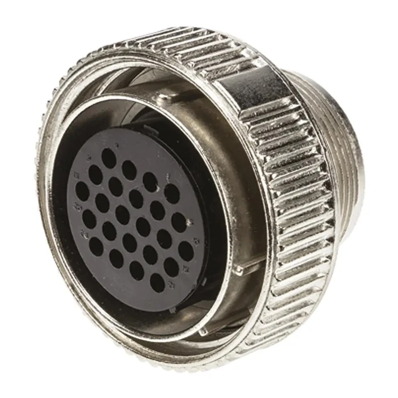 TE Connectivity Circular Connector Cable Mount Plug Female 24 Contacts 600V 13A Thermoplastic Housing CMC Series 208457-1