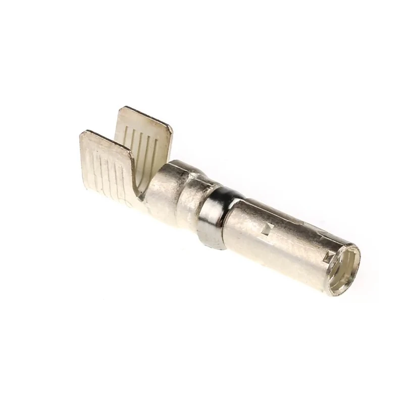TE Connectivity Female Crimp Heavy Duty Power Connector Contact 50A 600V Gold Flash Contact Size 8 AWG Wire Size 213843-3