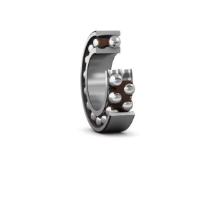 SKF Self-Aligning Ball Bearing 35 mm Inside Diameter 72 mm Outside Diameter 2 Row Non-Metallic Cage 1207 EKTN9