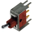 C & K PCB Mount Toggle Switch On-On SPDT Through Hole Terminal 28 V dc 125 V ac E101MD9V3GE