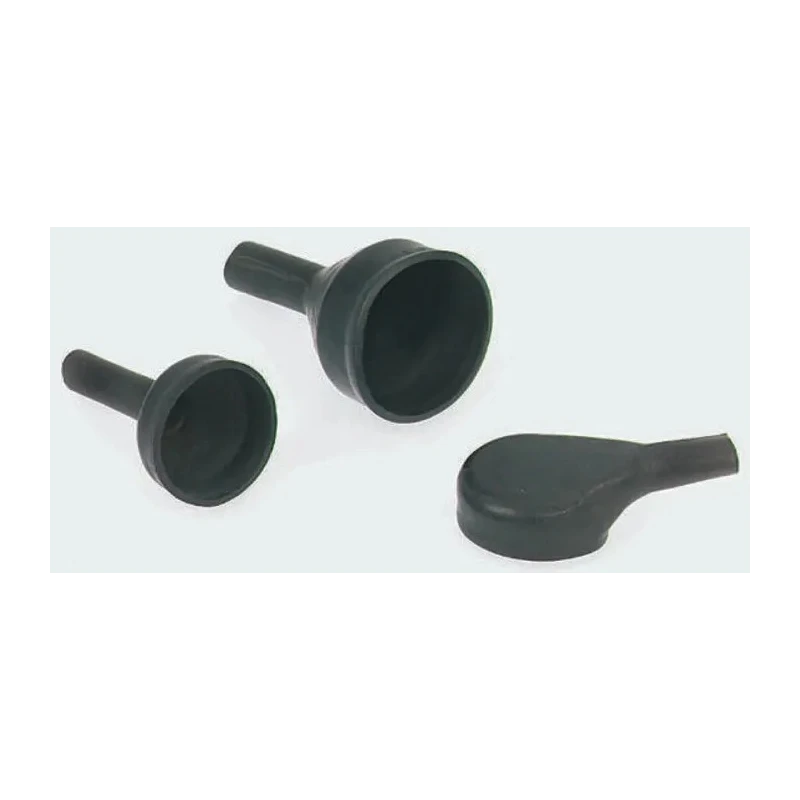 TE Connectivity Heat Shrink Boot Straight Fluid Resistant Elastomer Black 26.1 mm 202D932-25-0