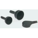 TE Connectivity Heat Shrink Boot Straight Fluid Resistant Elastomer Black 34.2 mm 202D953-25-0