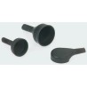 TE Connectivity Heat Shrink Boot Straight Fluid Resistant Elastomer Black 34.2 mm 202D953-25-0
