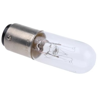 RS PRO Indicator Light BA15D, Clear Lens, 140V, 7W, 250mA, 3000h Lifespan BA15D