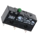 ZF Button Micro Switch Solder Terminal 100mA 250V ac SPDT IP50 DB3C-A1AA