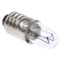 RS PRO Indicator Light Clear Incandescent Lamp 28V 40mA 5.84mm Diameter 15.87mm Length 360-7519