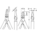Lindstrom Ultra Flush ESD Safe Cable Cutter, Diagonal Cutter Taper and Relieved Head, Jaw Width 6mm, Overall Length 8148
