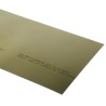 RS PRO Brass Shim 2.5 mm Length x 150 mm Width x 0.1 mm Thickness 518-839
