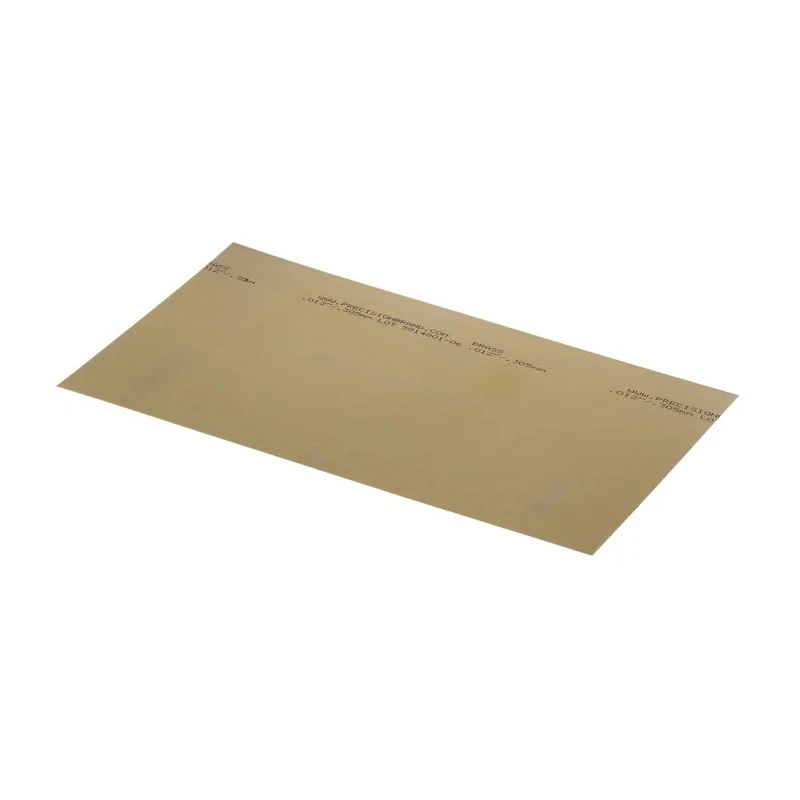 RS PRO Brass Shim Kit, Yellow, 0.015in Thickness, 12in Length, 6in Width, 12 Sheets 519-018