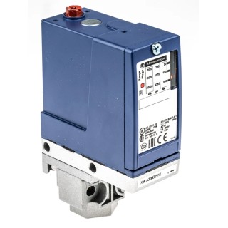 Telemecanique Sensors XMLA Series Differential Pressure Sensor Relay Output 20 bar to 300 bar Zinc Alloy XMLA300D2S12