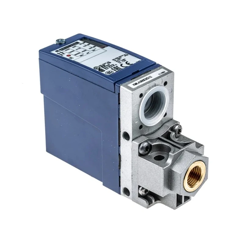 Telemecanique Sensors XMLA Series Differential Pressure Sensor Relay Output 20 bar to 300 bar Zinc Alloy XMLA300D2S12