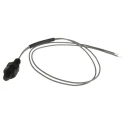 Assemtech Cylindrical Reed Switch 400V AC, 1A, Black Acetal Housing S1476