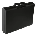 RS PRO Plastic Transit Case 375 mm x 75 mm x 270 mm Black Polypropylene 519-138
