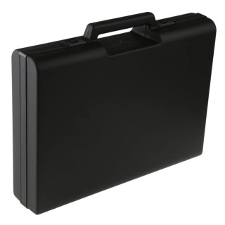 RS PRO Plastic Transit Case 375 mm x 75 mm x 270 mm Black Polypropylene 519-138