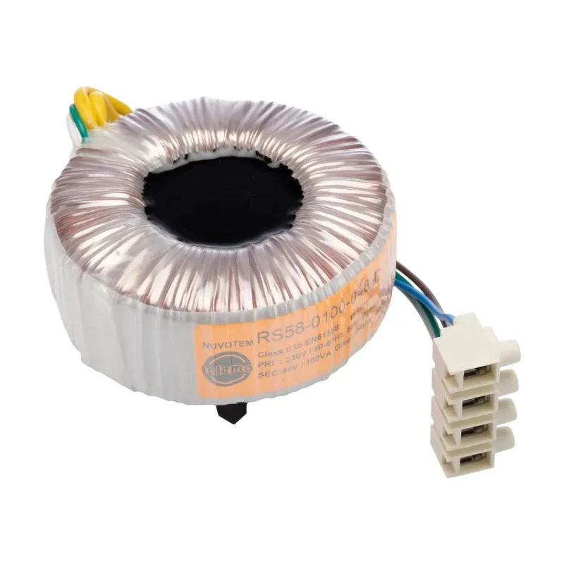 Nuvotem Talema Toroidal Transformer 230 V ac Primary, 48 V ac Secondary, 2.083 A Output Current, 1 Output 58-0100-048-D