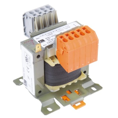 Block 2 Output 63 VA Chassis Mount Transformer 230 V / 400 V ac Primary, 2 x 115 V ac Secondary STEU63/23