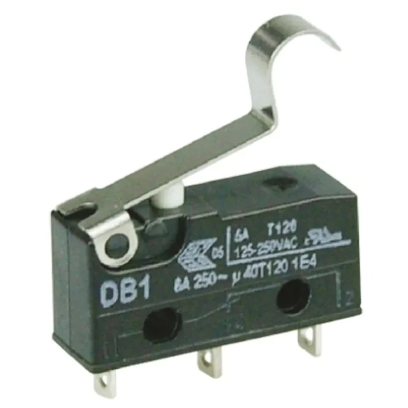 ZF Simulated Roller Lever Micro Switch, Solder Terminal, 6A, 250 V ac, SPDT, IP50 DB1C-A1SB