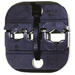 TE Connectivity Pro-Crimper III Insulated Coaxial Crimp Die Set Black 58423-1