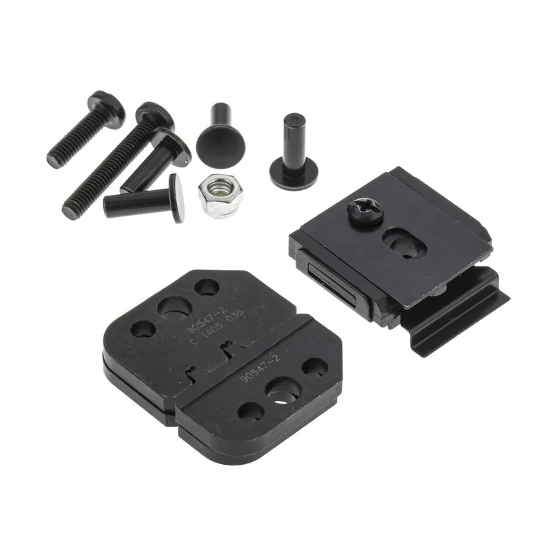 TE Connectivity Pro-Crimper III Universal MATE-N-LOK Crimp Die Coaxial Type Crimp Die Black 90547-2