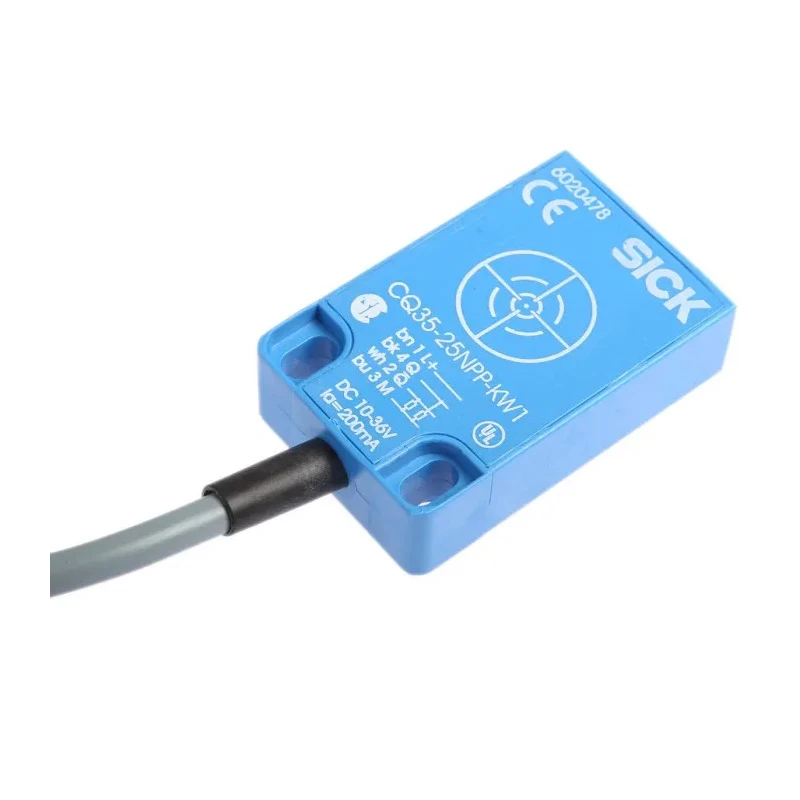 SICK Block Capacitive Proximity Sensor 25 mm Detection Range PNP Output 200mA Switching Current 40V dc 250V ac CQ35-25NPP-KW1
