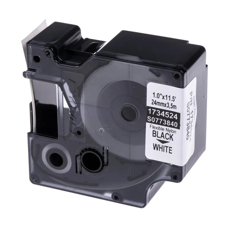 Dymo Black on White Label Printer Tape 24 mm Width 3.5 m Length 1734524
