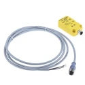 Turck Block Inductive Proximity Sensor M12 Thread, PNP Output, 30 V DC, 200mA, 15 mm Detection Range Bi15U-Q20-AP6X2-H1141
