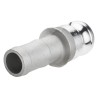 RS PRO Hose Connector Aluminium Body 25.4 mm Inside Diameter 17 Bar Maximum Operating Pressure 362-6784